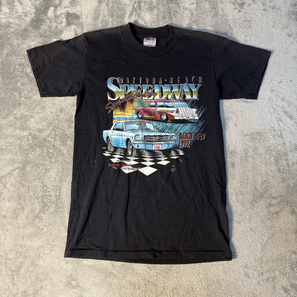 Vintage 1991 Daytona Beach Speedway Spectacular T-Shirt Single Stitch Men's M